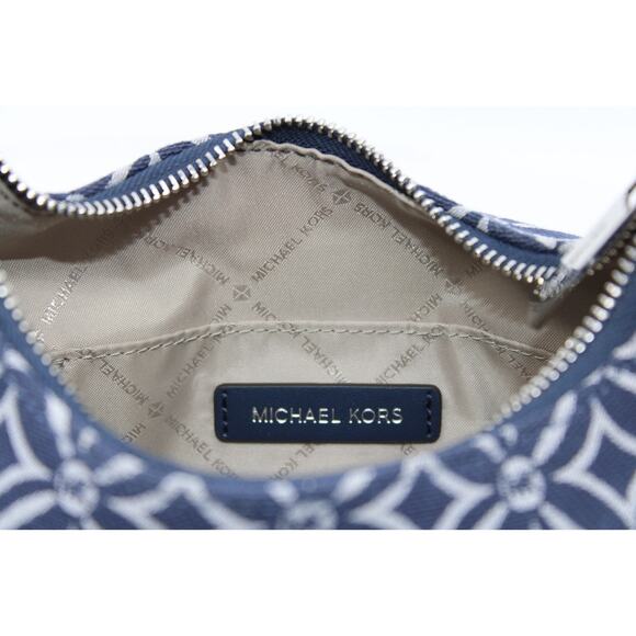 B5 Authentic MICHAEL KORS Ember Small Logo Jacquard Messenger Crossbody Bag - Picture 8 of 8